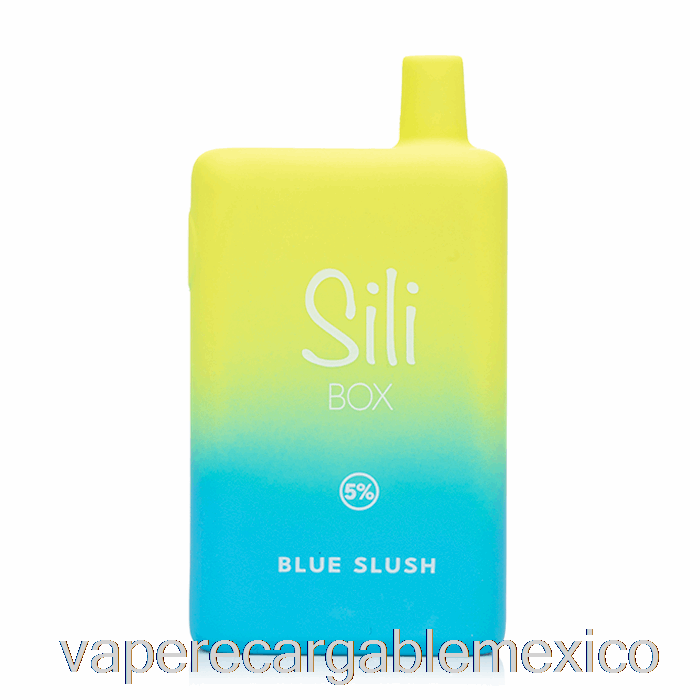 Vape Recargable Sili Box 6000 Desechable Granizado Azul